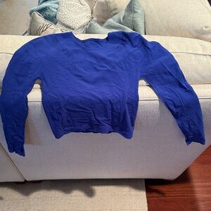 Vibrant Blue Long Sleeve Sweater